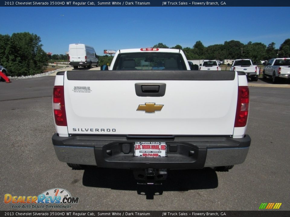 2013 Chevrolet Silverado 3500HD WT Regular Cab Summit White / Dark Titanium Photo #4