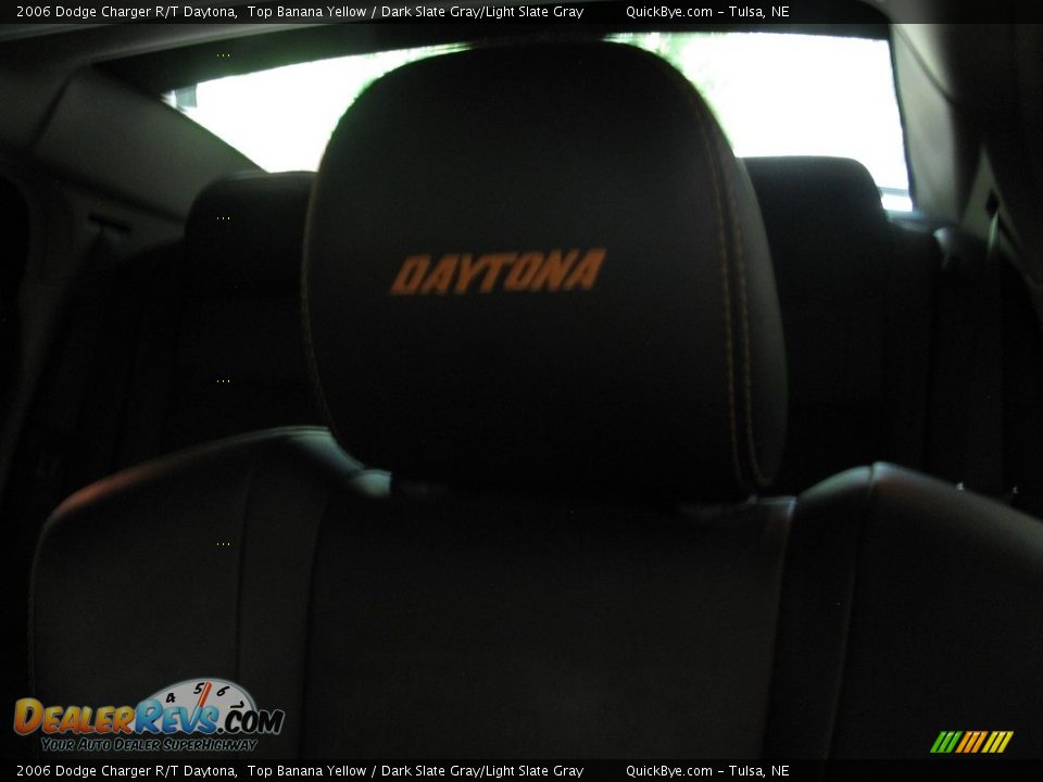 2006 Dodge Charger R/T Daytona Top Banana Yellow / Dark Slate Gray/Light Slate Gray Photo #5