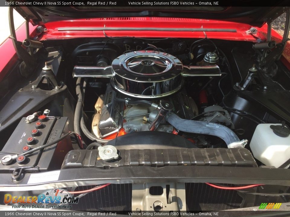 1966 Chevrolet Chevy II Nova SS Sport Coupe 327 cid Turbo-Fire OHV 16-Valve V8 Engine Photo #18