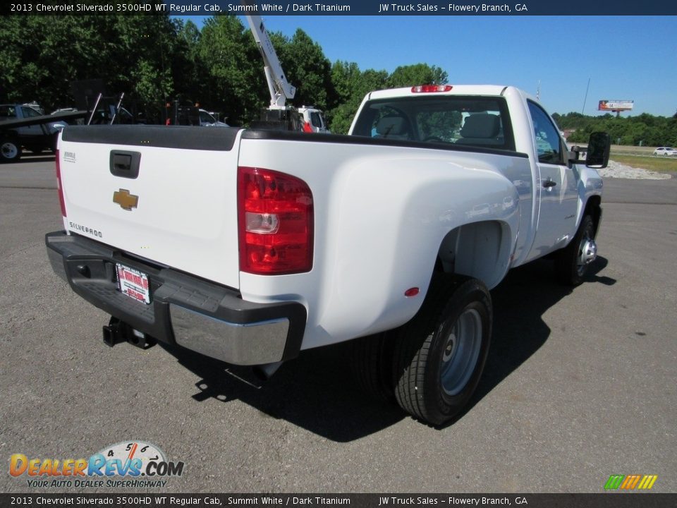 2013 Chevrolet Silverado 3500HD WT Regular Cab Summit White / Dark Titanium Photo #5