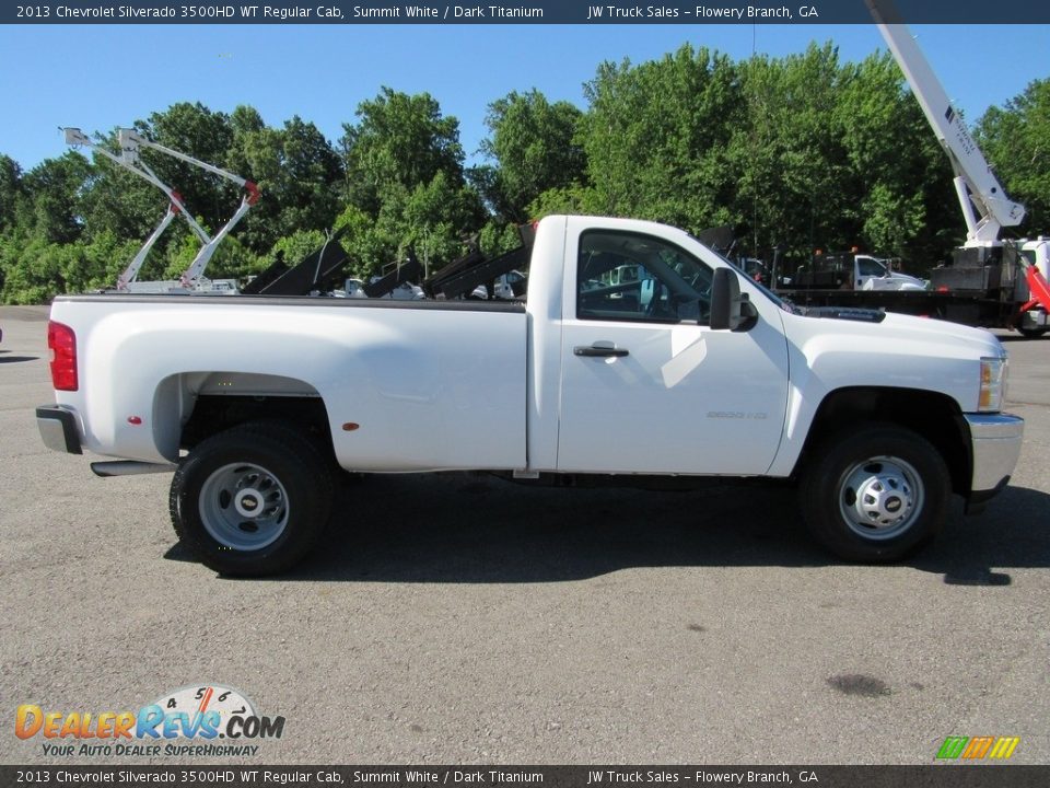 Summit White 2013 Chevrolet Silverado 3500HD WT Regular Cab Photo #6