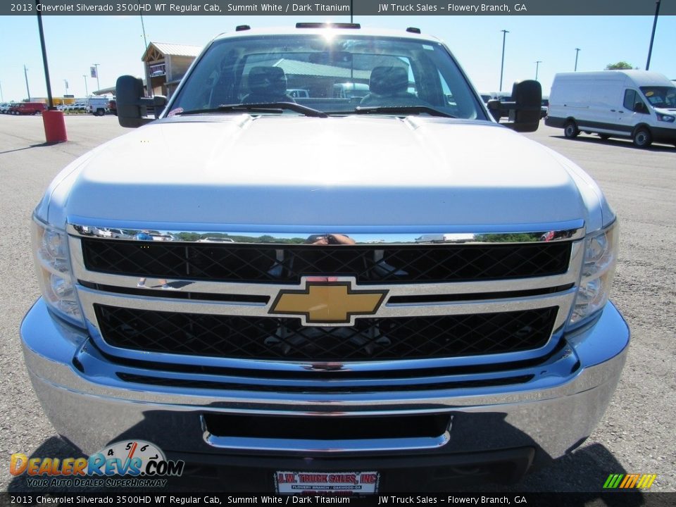 2013 Chevrolet Silverado 3500HD WT Regular Cab Summit White / Dark Titanium Photo #8