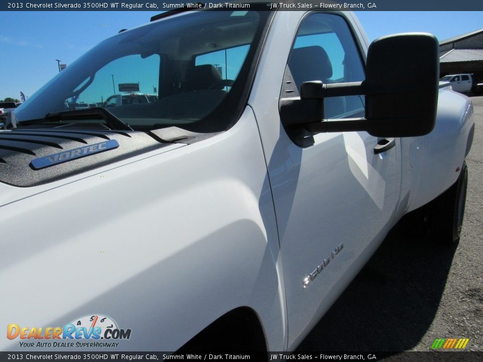 2013 Chevrolet Silverado 3500HD WT Regular Cab Summit White / Dark Titanium Photo #9