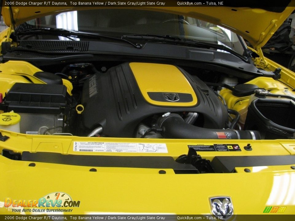 2006 Dodge Charger R/T Daytona Top Banana Yellow / Dark Slate Gray/Light Slate Gray Photo #11