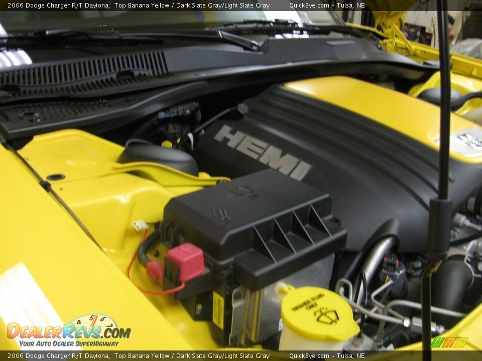 2006 Dodge Charger R/T Daytona Top Banana Yellow / Dark Slate Gray/Light Slate Gray Photo #12