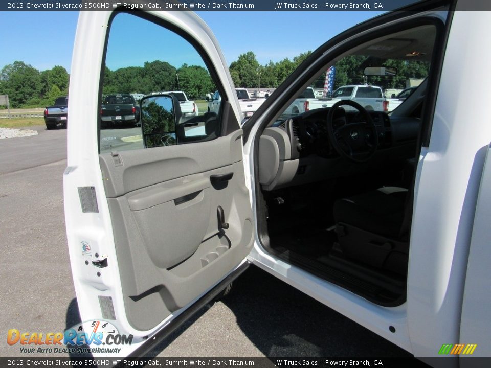 2013 Chevrolet Silverado 3500HD WT Regular Cab Summit White / Dark Titanium Photo #12