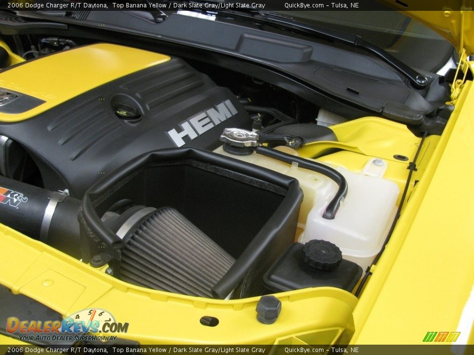 2006 Dodge Charger R/T Daytona Top Banana Yellow / Dark Slate Gray/Light Slate Gray Photo #14