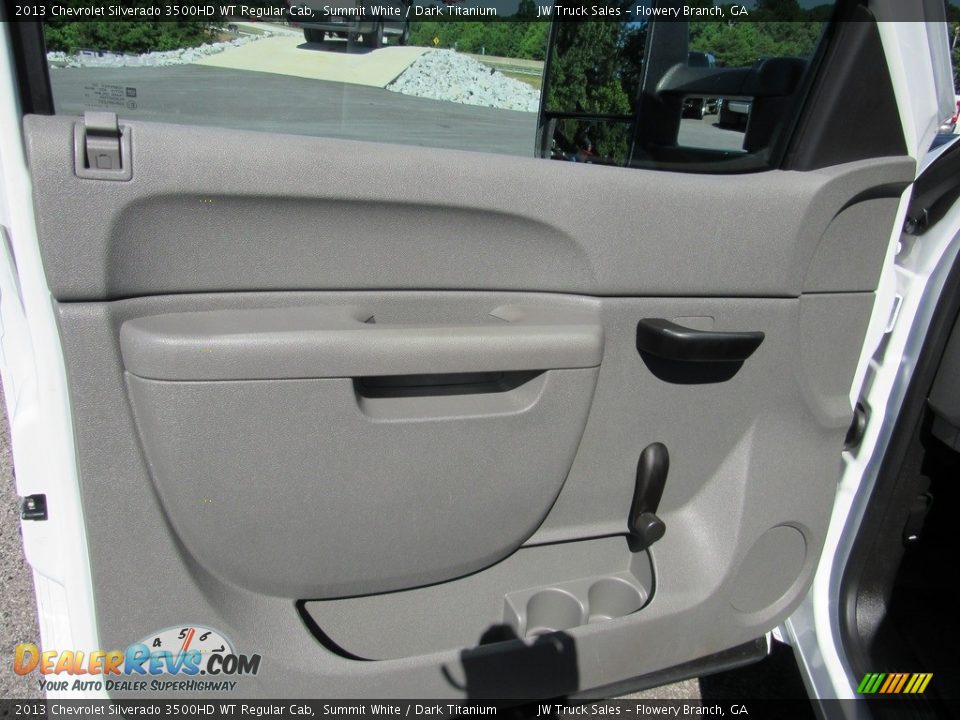 Door Panel of 2013 Chevrolet Silverado 3500HD WT Regular Cab Photo #13