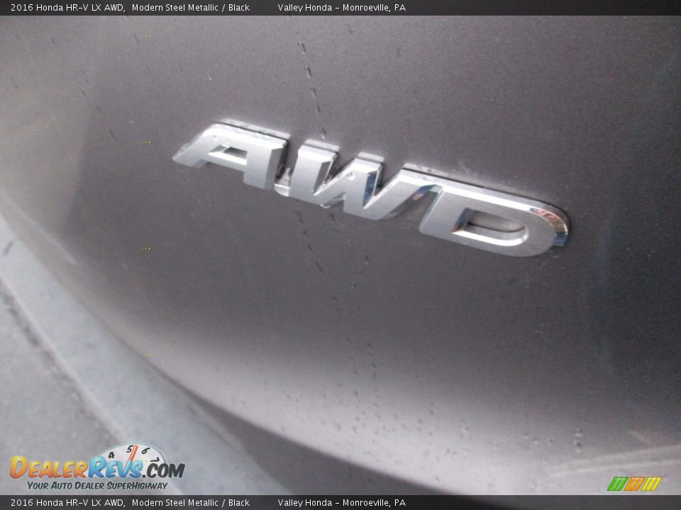 2016 Honda HR-V LX AWD Modern Steel Metallic / Black Photo #6