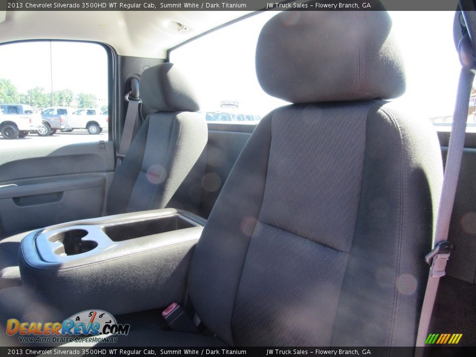 2013 Chevrolet Silverado 3500HD WT Regular Cab Summit White / Dark Titanium Photo #16