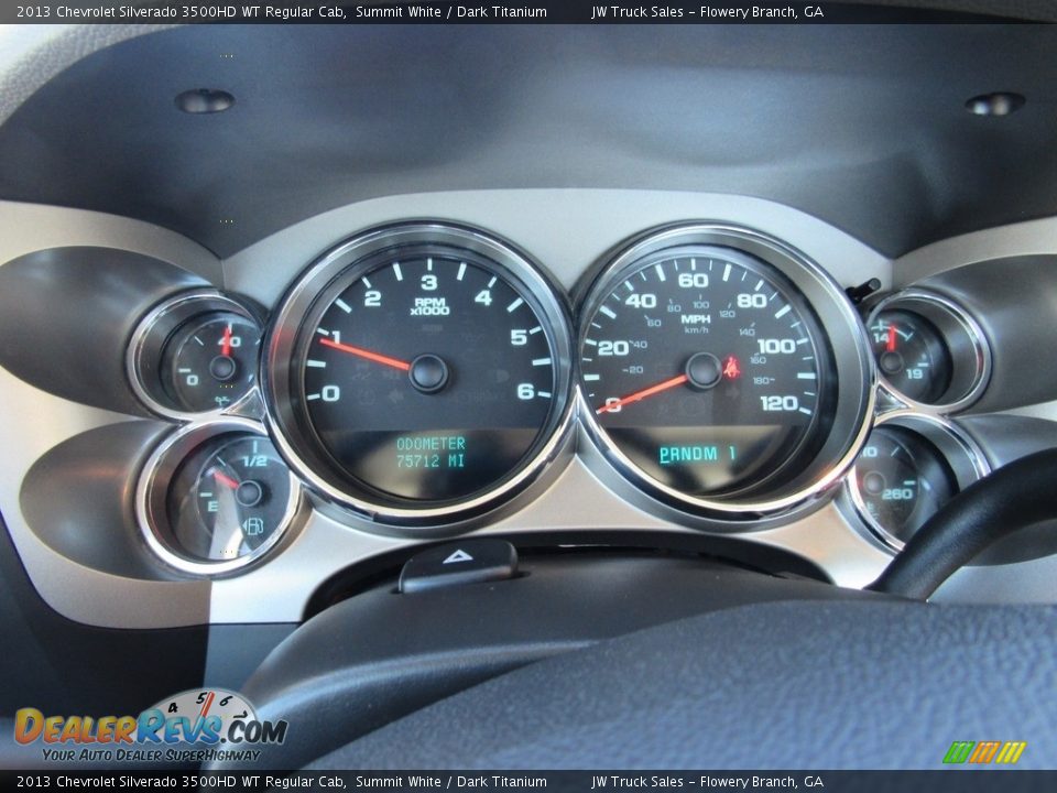 2013 Chevrolet Silverado 3500HD WT Regular Cab Gauges Photo #19