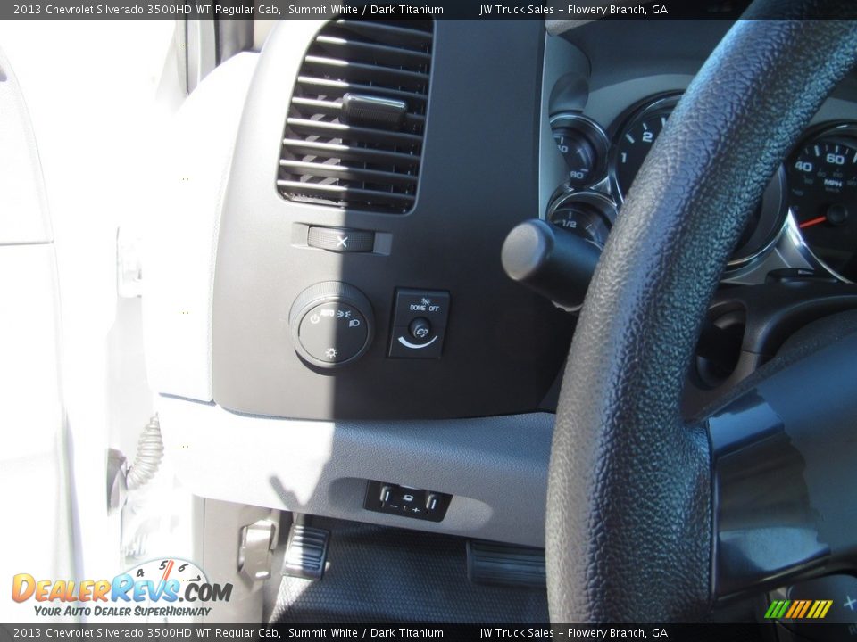 2013 Chevrolet Silverado 3500HD WT Regular Cab Summit White / Dark Titanium Photo #21