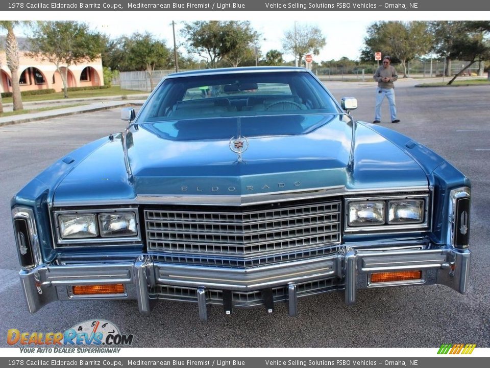 1978 Cadillac Eldorado Biarritz Coupe Mediterranean Blue Firemist / Light Blue Photo #1