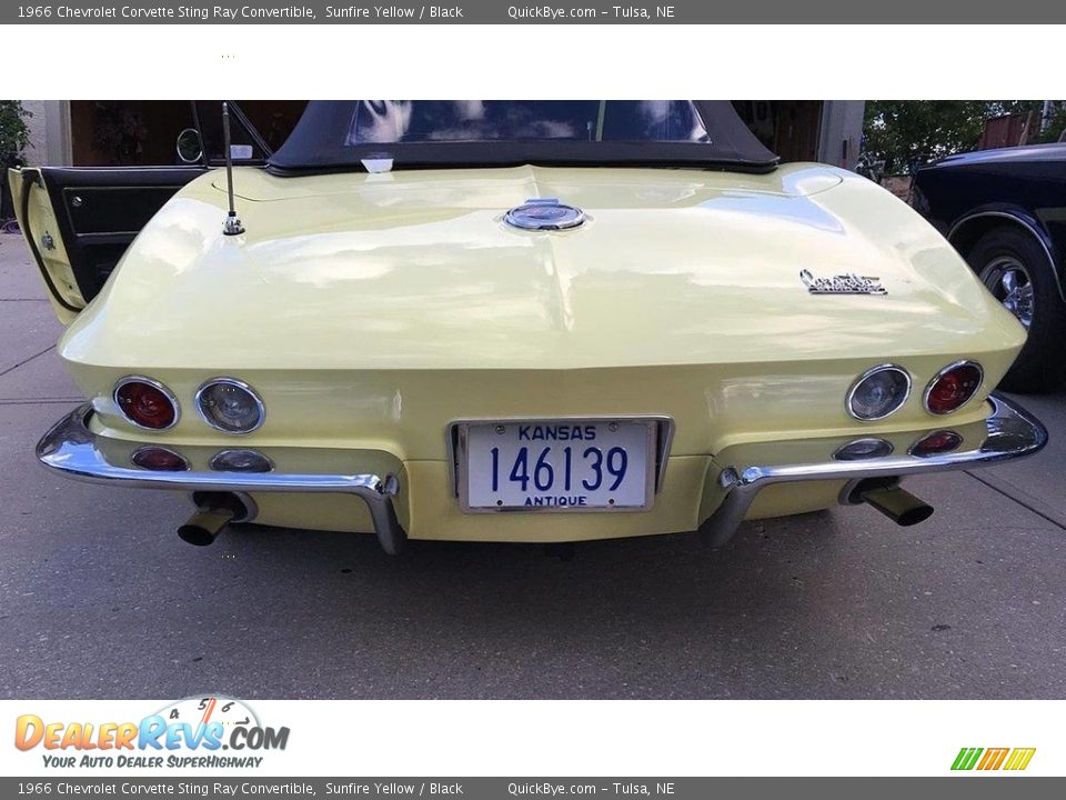 1966 Chevrolet Corvette Sting Ray Convertible Sunfire Yellow / Black Photo #2