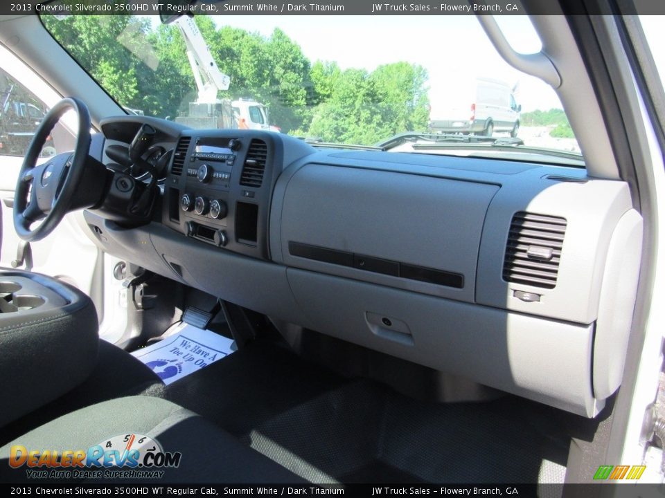 2013 Chevrolet Silverado 3500HD WT Regular Cab Summit White / Dark Titanium Photo #29