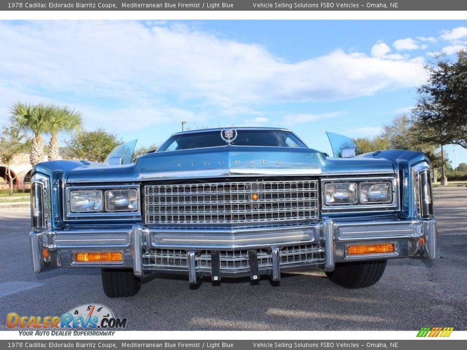 Mediterranean Blue Firemist 1978 Cadillac Eldorado Biarritz Coupe Photo #7