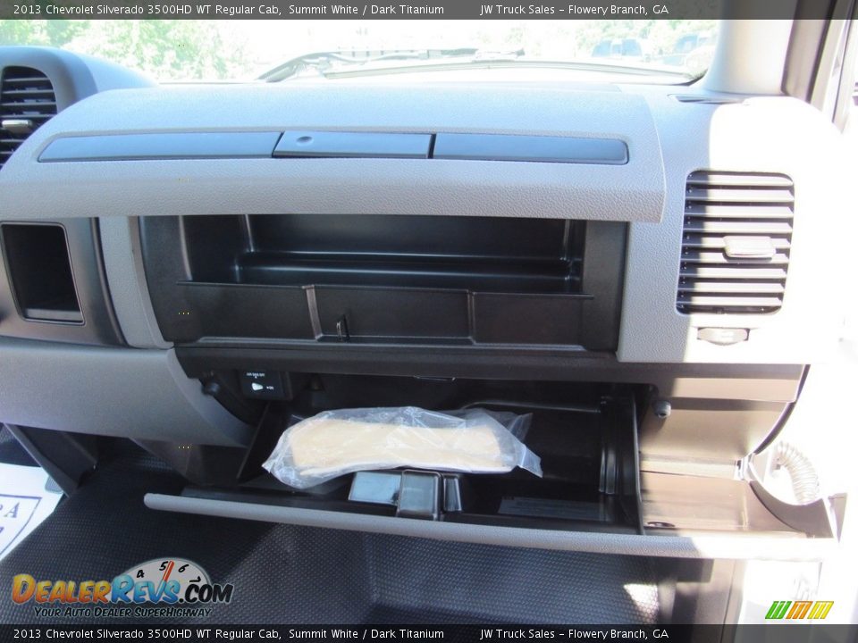 2013 Chevrolet Silverado 3500HD WT Regular Cab Summit White / Dark Titanium Photo #32