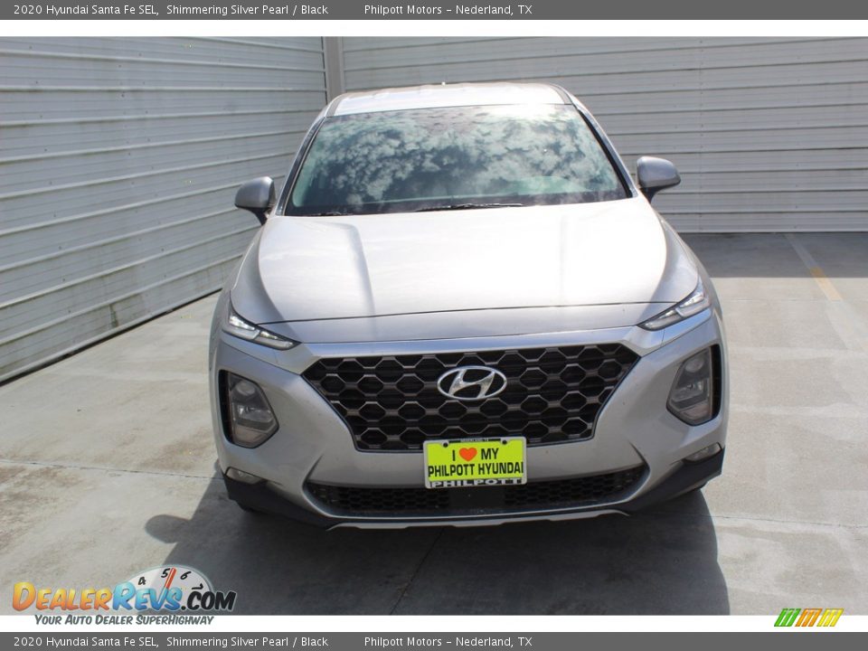 2020 Hyundai Santa Fe SEL Shimmering Silver Pearl / Black Photo #3