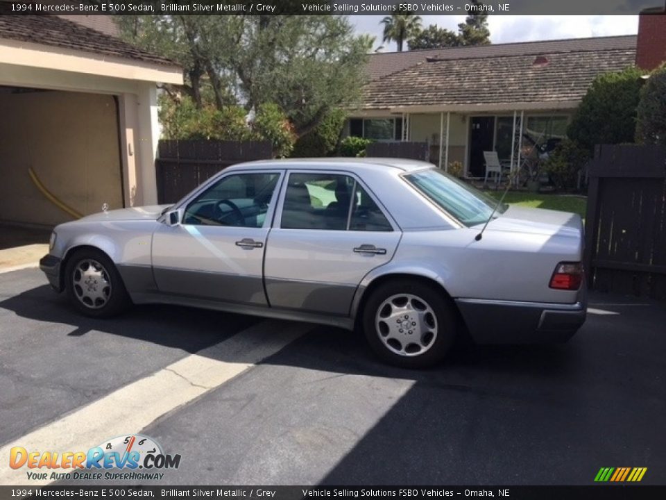 Brilliant Silver Metallic 1994 Mercedes-Benz E 500 Sedan Photo #5