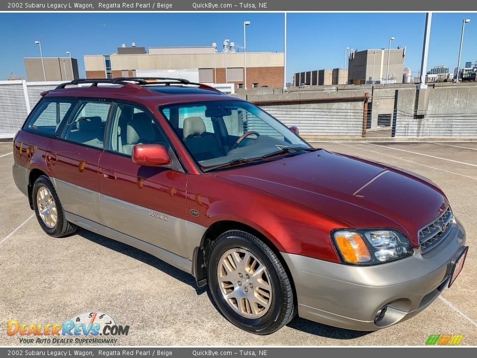 Front 3/4 View of 2002 Subaru Legacy L Wagon Photo #3