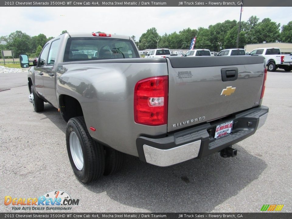 2013 Chevrolet Silverado 3500HD WT Crew Cab 4x4 Mocha Steel Metallic / Dark Titanium Photo #3