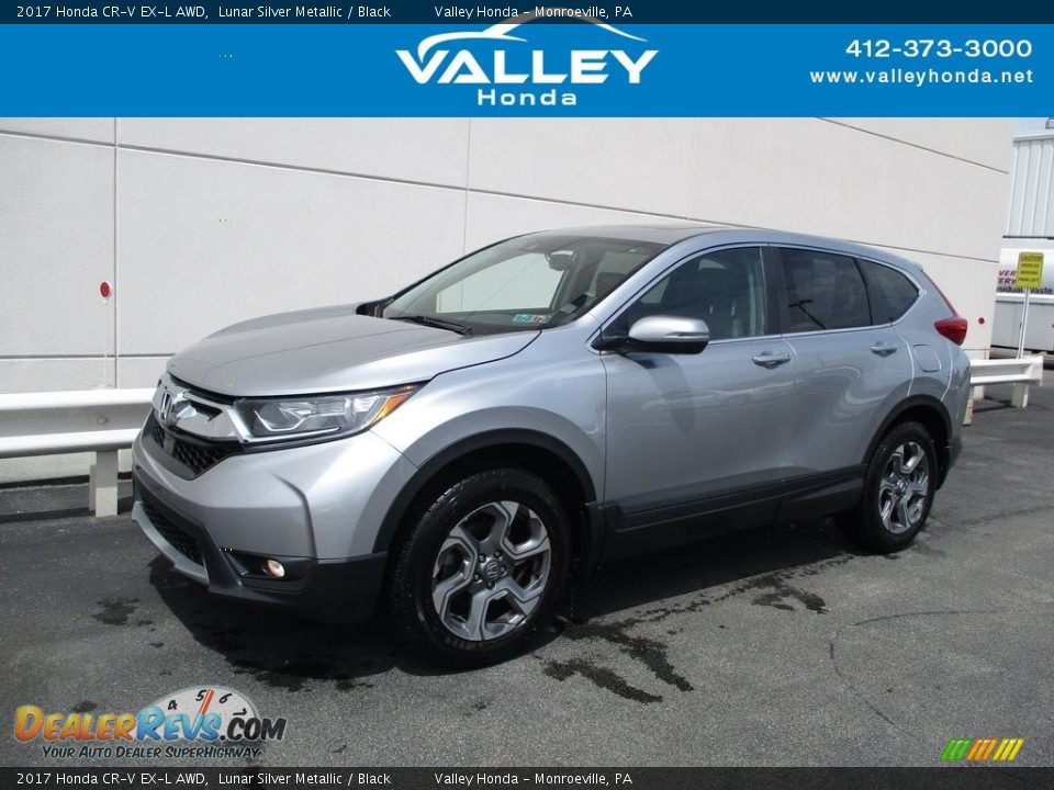 2017 Honda CR-V EX-L AWD Lunar Silver Metallic / Black Photo #1