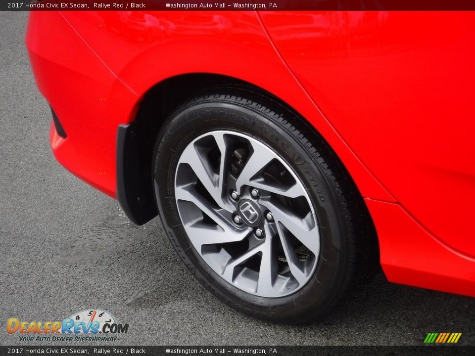 2017 Honda Civic EX Sedan Rallye Red / Black Photo #3