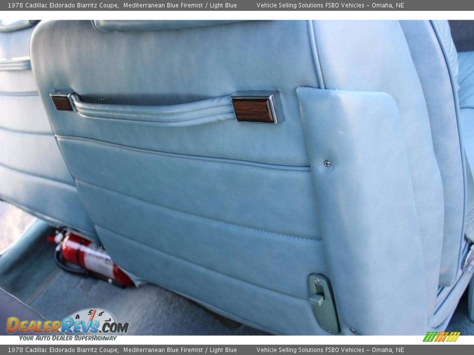 Rear Seat of 1978 Cadillac Eldorado Biarritz Coupe Photo #30