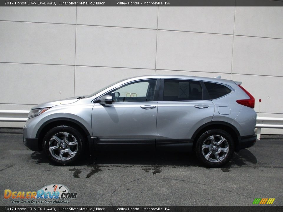 2017 Honda CR-V EX-L AWD Lunar Silver Metallic / Black Photo #2