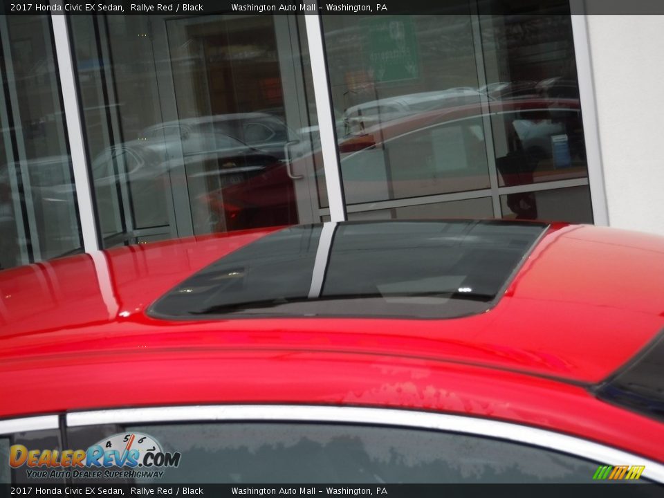 2017 Honda Civic EX Sedan Rallye Red / Black Photo #4