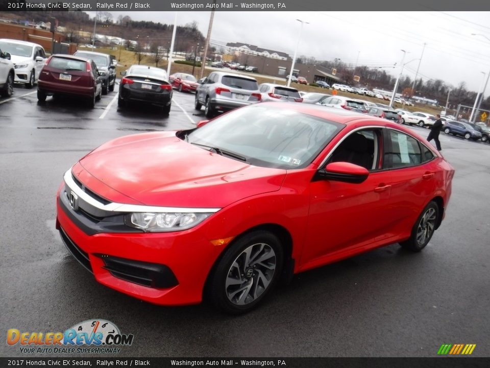 2017 Honda Civic EX Sedan Rallye Red / Black Photo #6