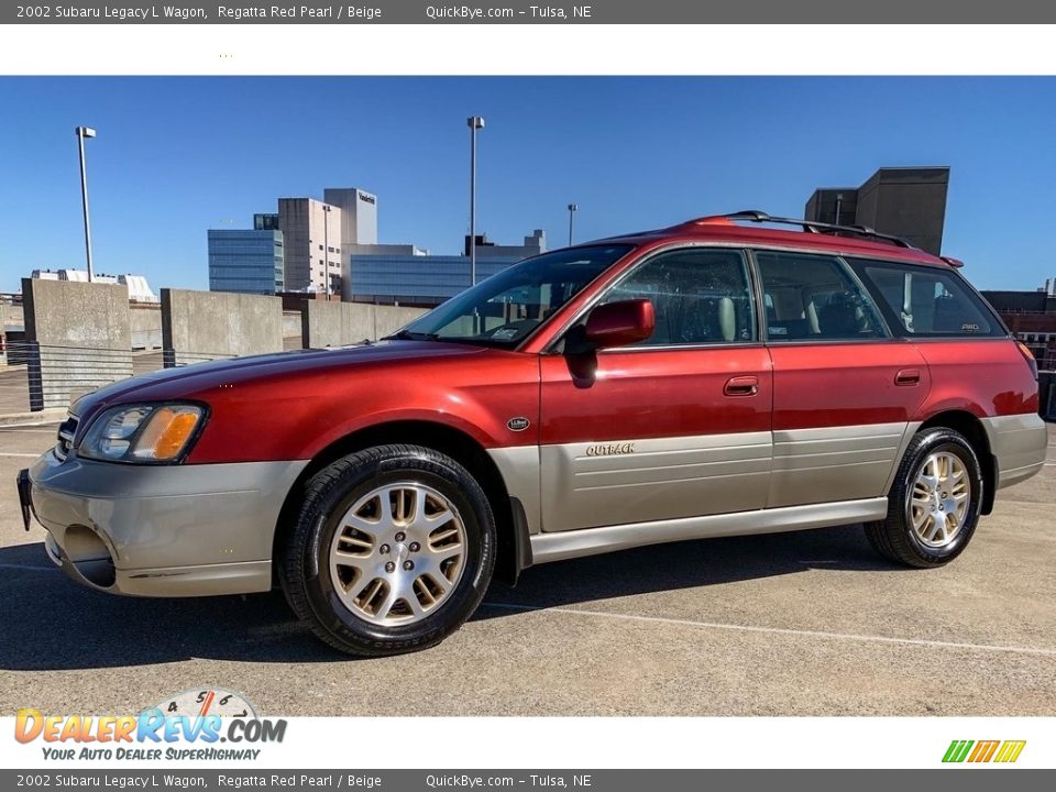 Front 3/4 View of 2002 Subaru Legacy L Wagon Photo #9