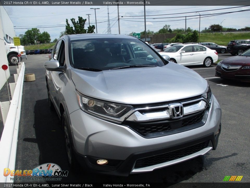 2017 Honda CR-V EX-L AWD Lunar Silver Metallic / Black Photo #7