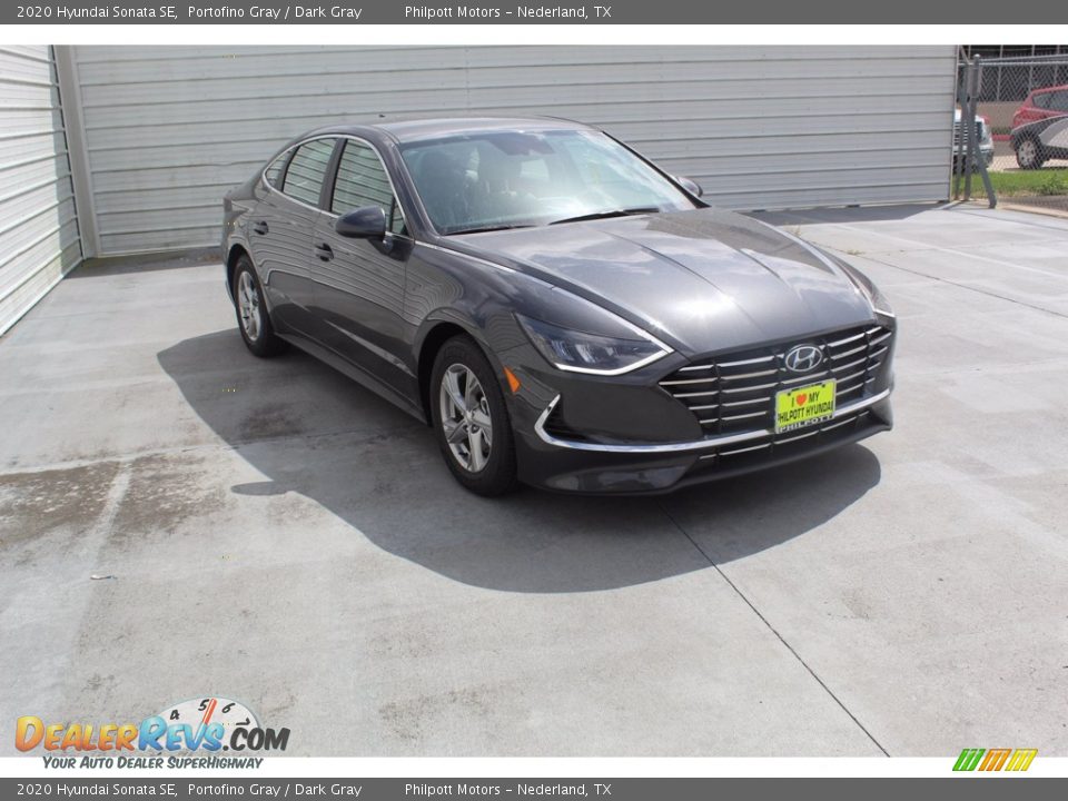 2020 Hyundai Sonata SE Portofino Gray / Dark Gray Photo #2