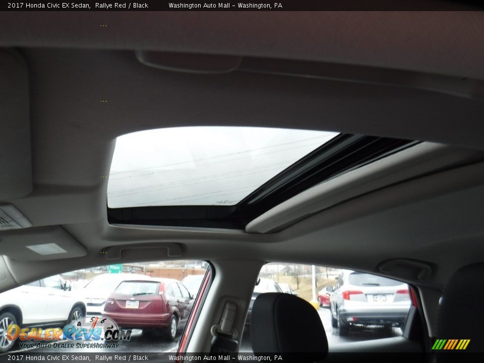2017 Honda Civic EX Sedan Rallye Red / Black Photo #11