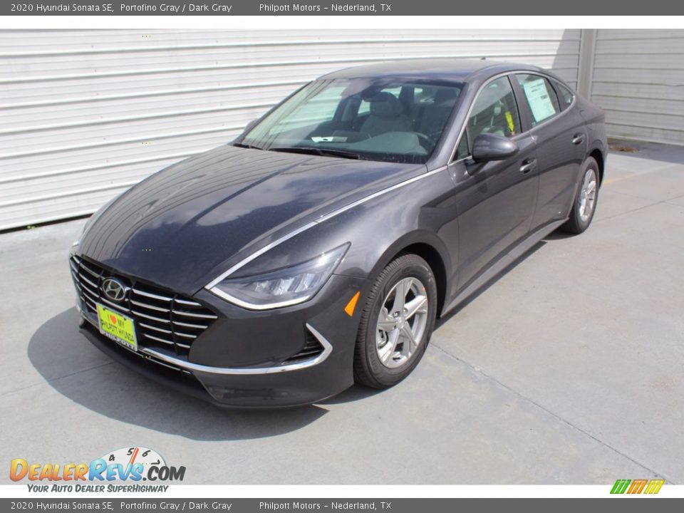 2020 Hyundai Sonata SE Portofino Gray / Dark Gray Photo #4