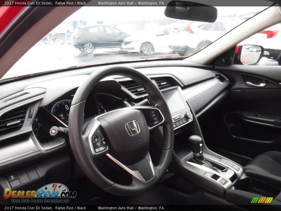 2017 Honda Civic EX Sedan Rallye Red / Black Photo #12
