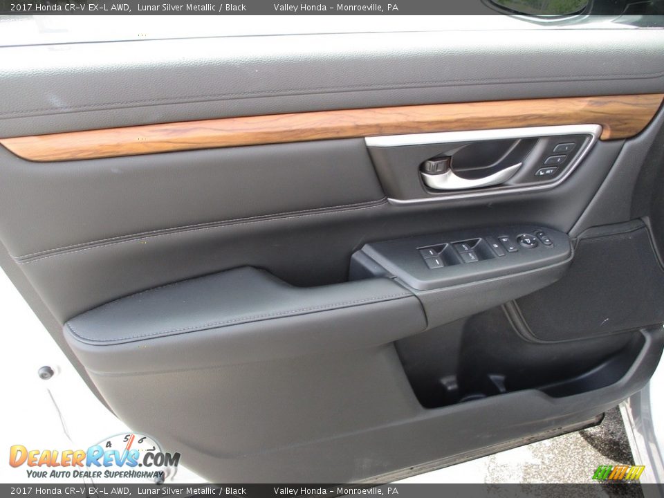 2017 Honda CR-V EX-L AWD Lunar Silver Metallic / Black Photo #10
