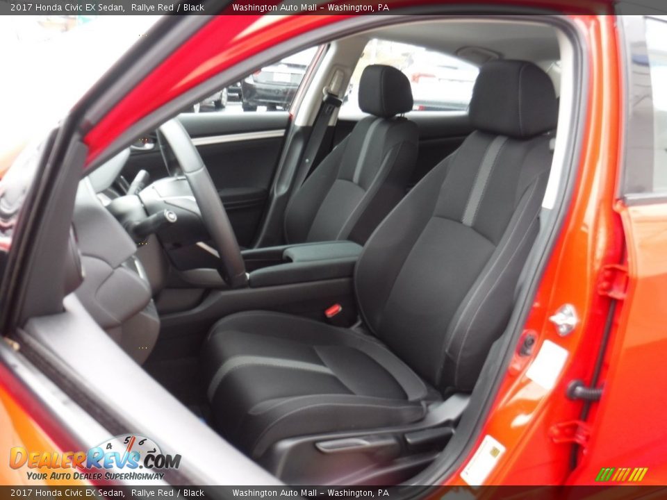 2017 Honda Civic EX Sedan Rallye Red / Black Photo #13