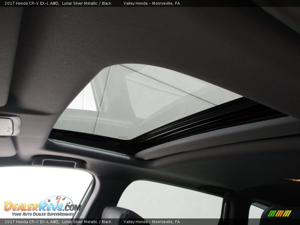 2017 Honda CR-V EX-L AWD Lunar Silver Metallic / Black Photo #11