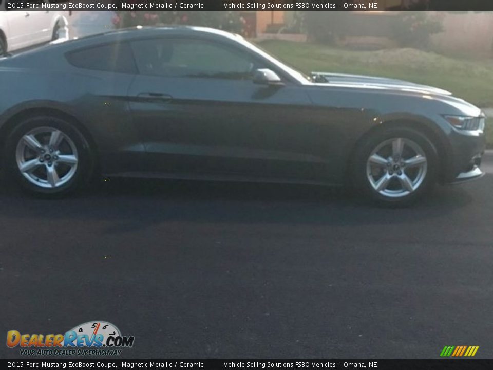 2015 Ford Mustang EcoBoost Coupe Magnetic Metallic / Ceramic Photo #13