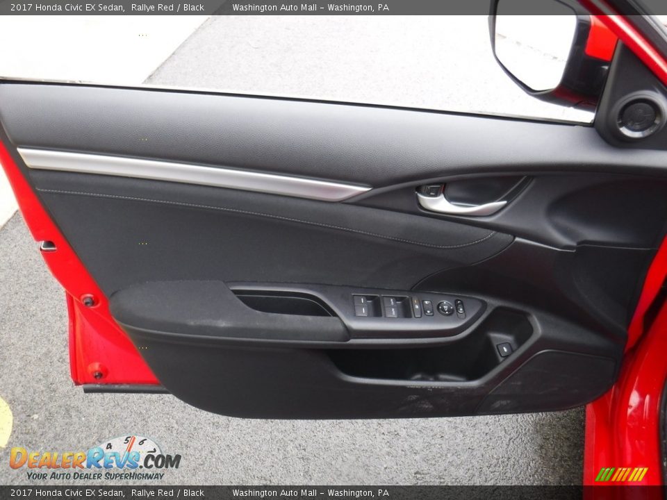 2017 Honda Civic EX Sedan Rallye Red / Black Photo #14