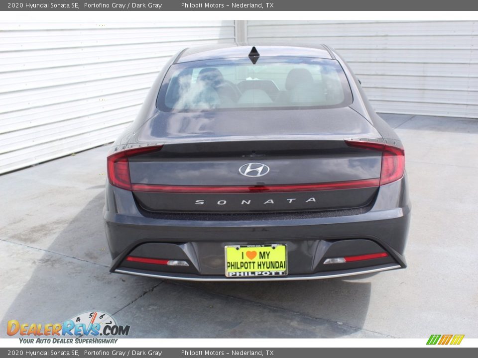 2020 Hyundai Sonata SE Portofino Gray / Dark Gray Photo #7