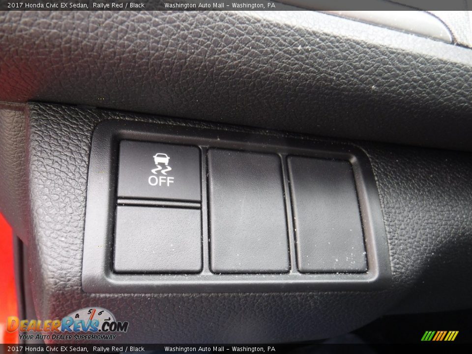2017 Honda Civic EX Sedan Rallye Red / Black Photo #15