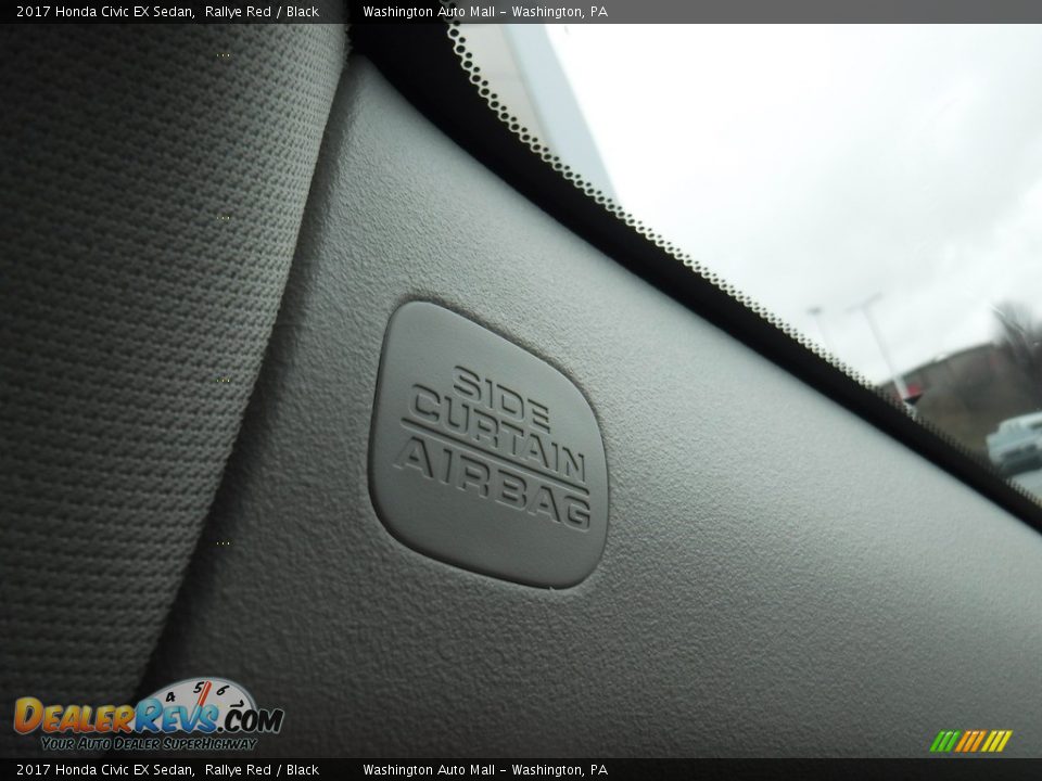 2017 Honda Civic EX Sedan Rallye Red / Black Photo #16