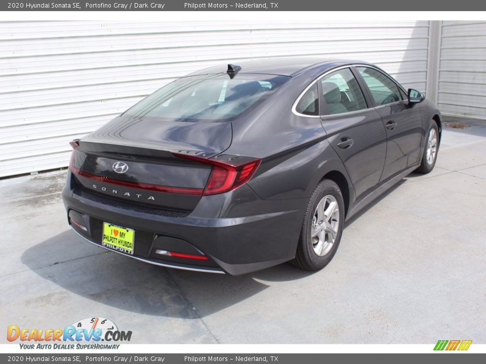 2020 Hyundai Sonata SE Portofino Gray / Dark Gray Photo #8