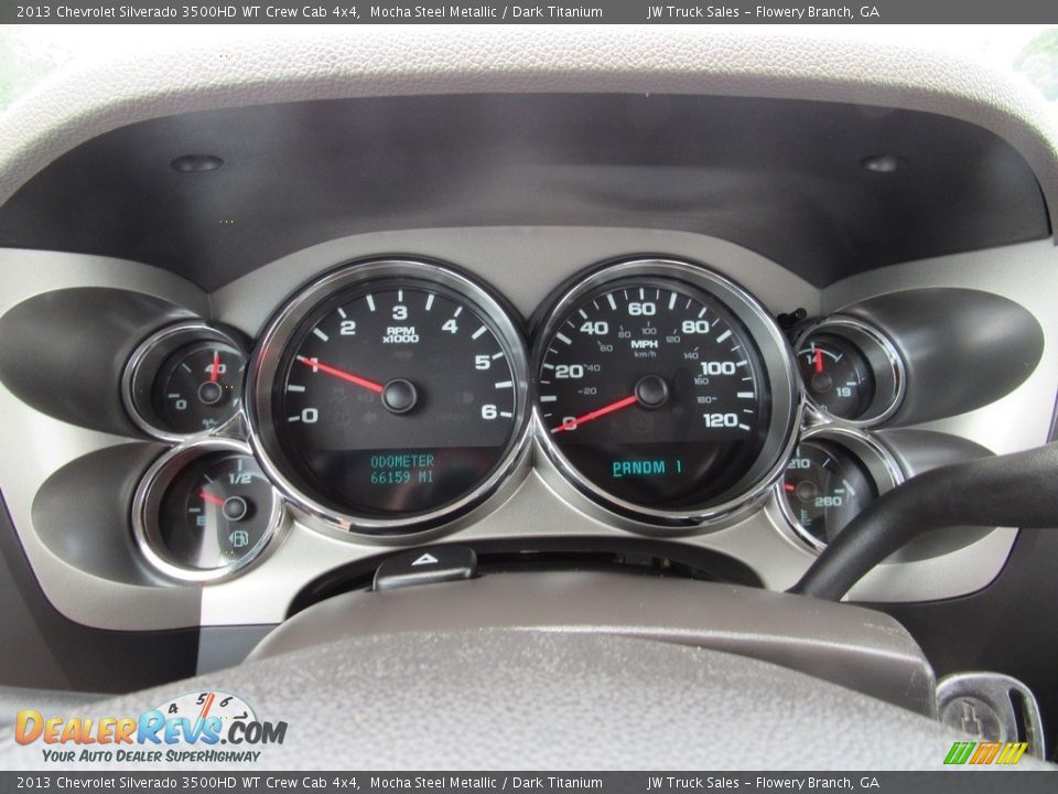 2013 Chevrolet Silverado 3500HD WT Crew Cab 4x4 Gauges Photo #19