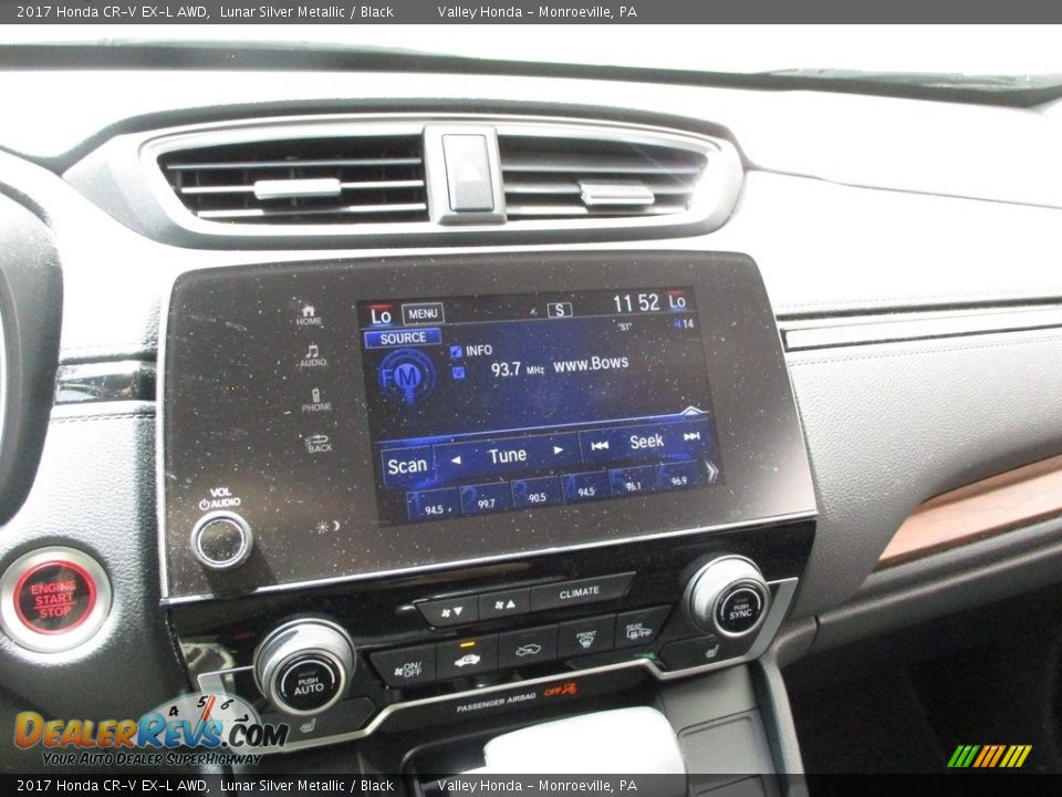 2017 Honda CR-V EX-L AWD Lunar Silver Metallic / Black Photo #15