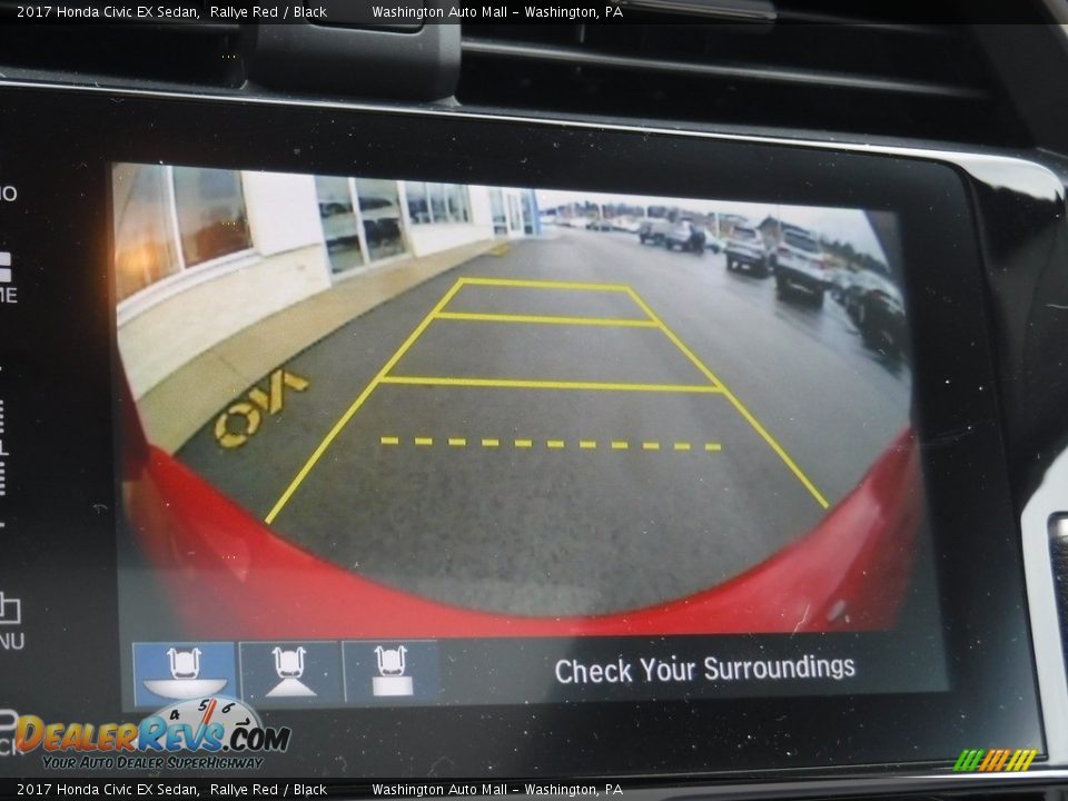 2017 Honda Civic EX Sedan Rallye Red / Black Photo #18