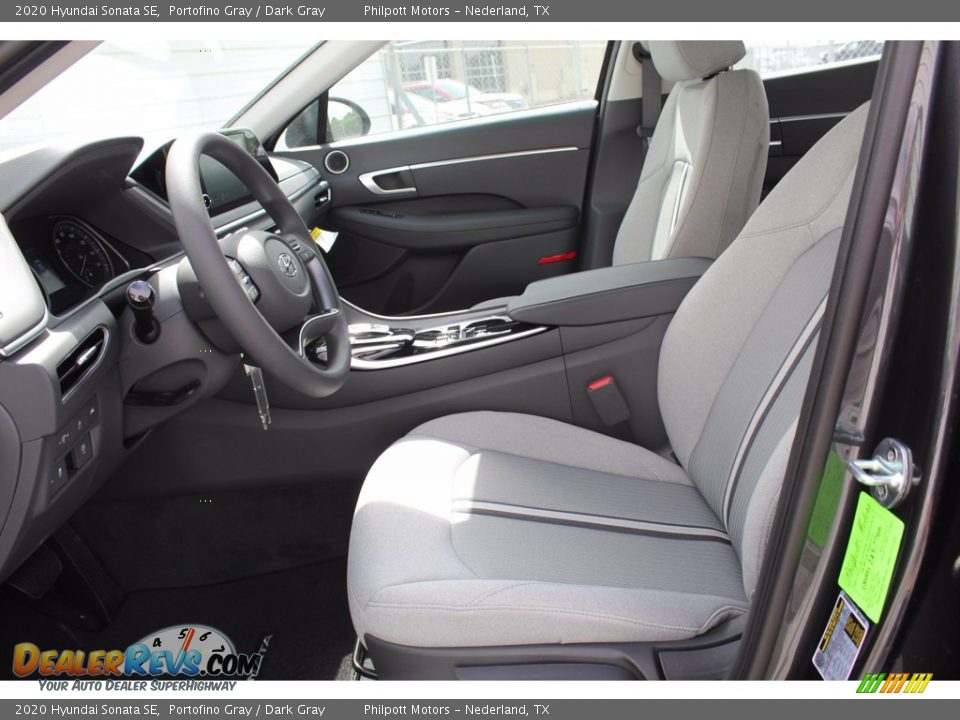 2020 Hyundai Sonata SE Portofino Gray / Dark Gray Photo #10